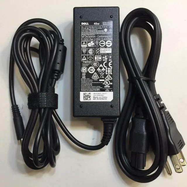 Alt view image 5 of 14 - Genuine Dell Inspiron 15 P51F P55F 45W 19.5V 2.31A AC Power Adapter