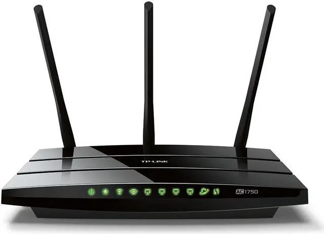 Main image of TP-Link, Archer C7 1300 Mbps 4-Port Gigabit Wireless AC Router AC1750