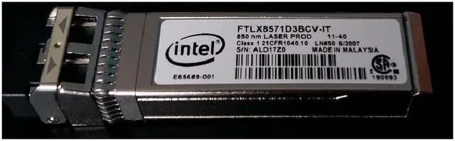 Main image of Genuine Intel FTLX8571D3BCV-IT E10GSFPSR E65689-001 Ethernet Server Adapter X520
