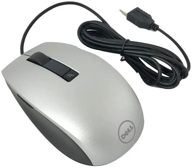 Alt view image 3 of 8 - Original Dell 1KHD8 USB Laser 1600 Dpi 6 Button Y365C K251D Scroll Wheel Mouse