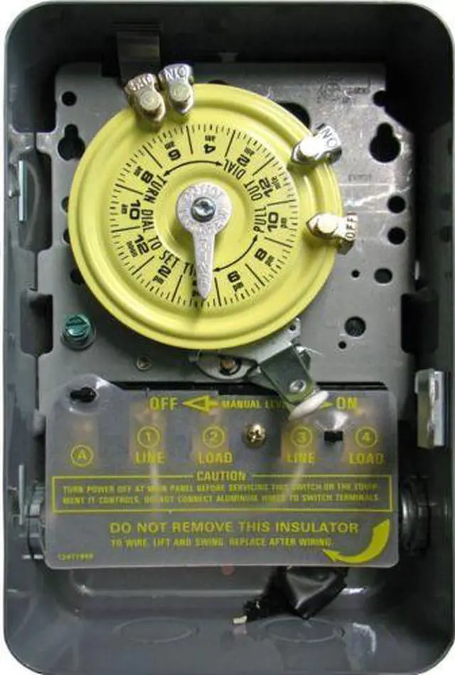 Alt view image 4 of 10 - Time Clock 24 Hour Dpst 208-277V Intermatic Inc Misc. Office Supplies T104-20