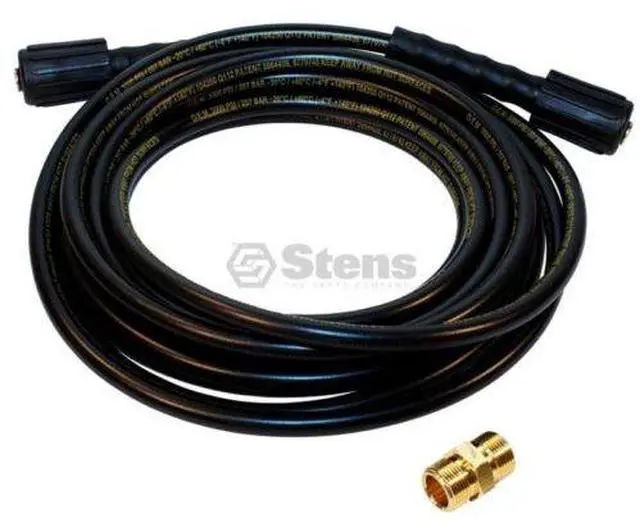 Alt view image 2 of 3 - 25'; 3000 PSI; 1/4" Inlet Replacement Pressure Washer Hose / Stens 758-701
