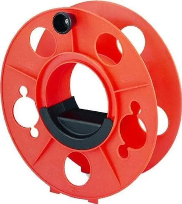 Alt view image 5 of 11 - BAYCO KW-110 Cord Storage Reel, Hand Operated, 16 AWG, Orange Reel Color, No