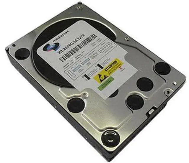 Main image of HDD 2TB (2000GB) 32MB Cache 7200RPM SATA2 3.5" Desktop Hard Drive - PC/Mac/DVR - OEM