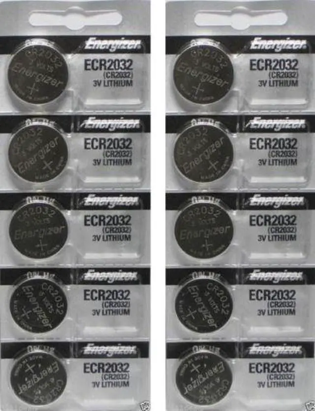 Main image of Lot of 10 PC ENERGIZER CR2032 WATCH BATTERIES 3V LITHIUM CR 2032 DL2032 BR2032