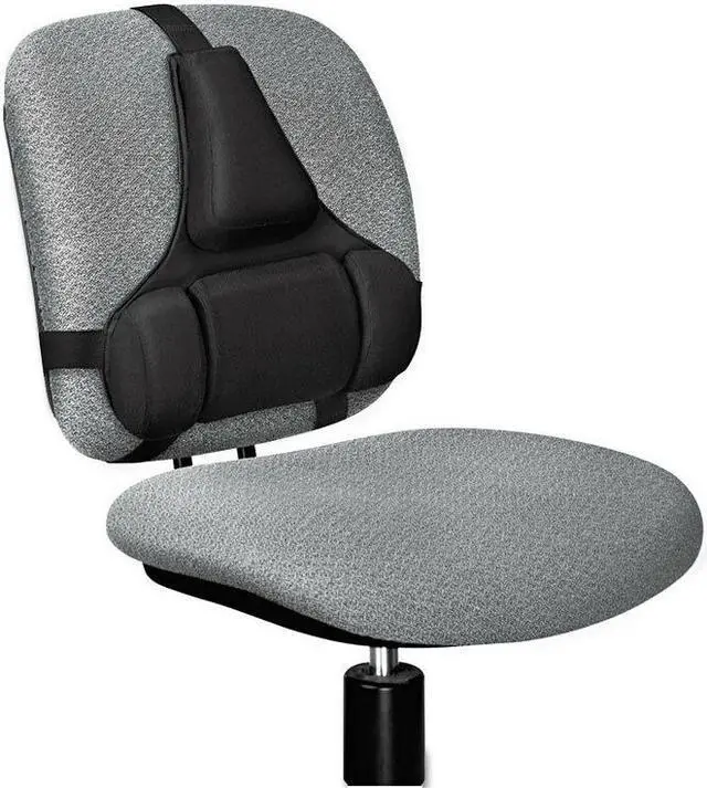Main image of Fellowes Professional Series Back Support Memory Foam Cushion Black 8037601