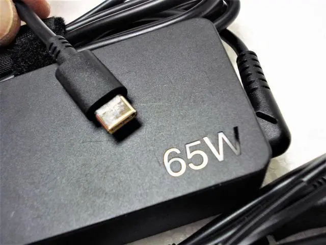 Alt view image 2 of 5 - NEW Genuine Original OEM LENOVO 65W USB-C AC Adapter Charger 01FR030 ADLX65YLC3A