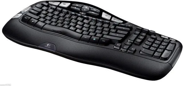 Alt view image 3 of 6 - Logitech Wireless Keyboard K350 w/ USB Unifying Receiver - Black 920-001996