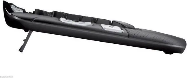 Alt view image 5 of 6 - Logitech Wireless Keyboard K350 w/ USB Unifying Receiver - Black 920-001996