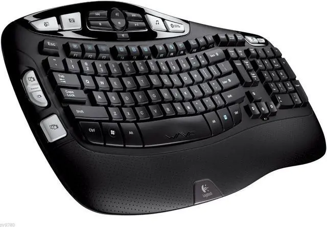 Main image of Logitech Wireless Keyboard K350 w/ USB Unifying Receiver - Black 920-001996