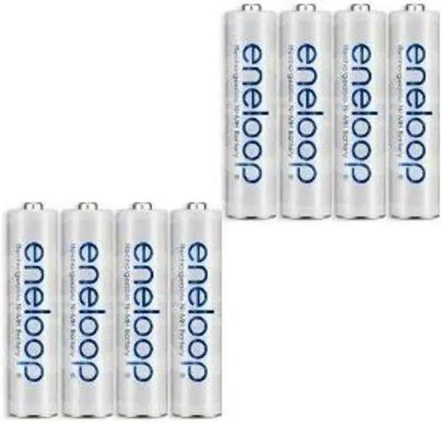 Alt view image 3 of 4 - Panasonic Eneloop AAA 8 Pack Pre-Charged Rechargable Batteries up to 800mAH NEW