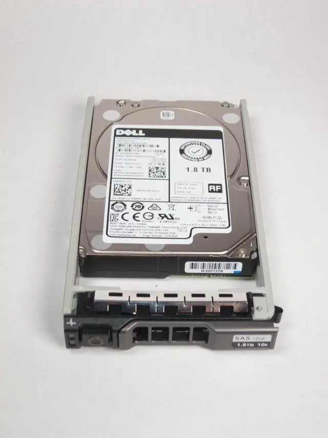 Main image of 400-AJQM DELL 1.8TB 10K SAS 2.5" 12Gb/s HDD KIT FOR T330, T430, T530, T630, R330