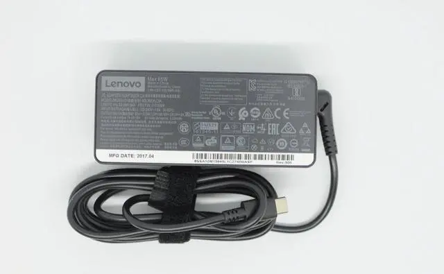 Alt view image 3 of 4 - Genuine Lenovo 65w USB-C 01FR024 ADLX65YLC3A SA10M13945 AC Power Charger Adapter