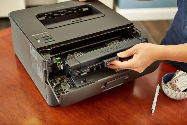 Alt view image 4 of 5 - Brother - HL-L2370DW Wireless Black-and-White Printer - Gray
