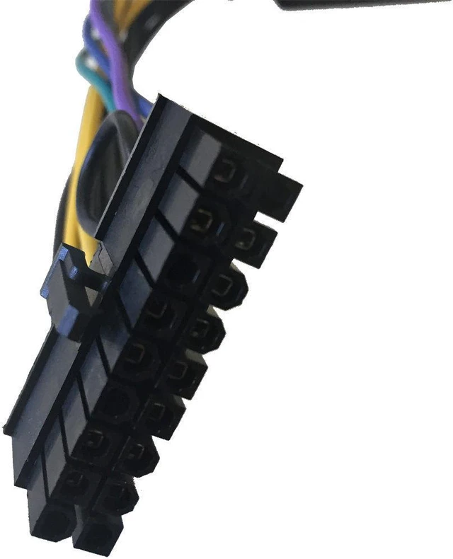 Alt view image 3 of 3 - 11-inch 24-Pin to 18-Pin ATX Power Supply Adapter for HP Z420/Z620 Workstations