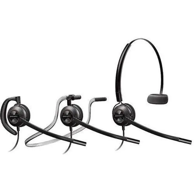 Alt view image 2 of 2 - Plantronics EncorePro HW540 with M22 (3-Pack) 3-in-1 Mono Corded Headset