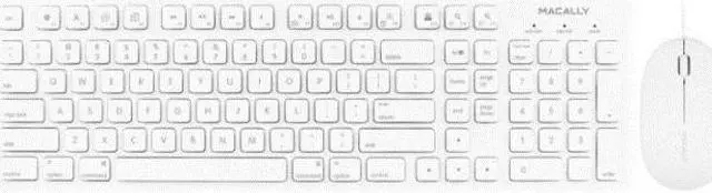 Alt view image 2 of 2 - Macally Keyboard & Mouse - Usb Cable 103 Key - Usb Cable Optical - (mkeyecombo)