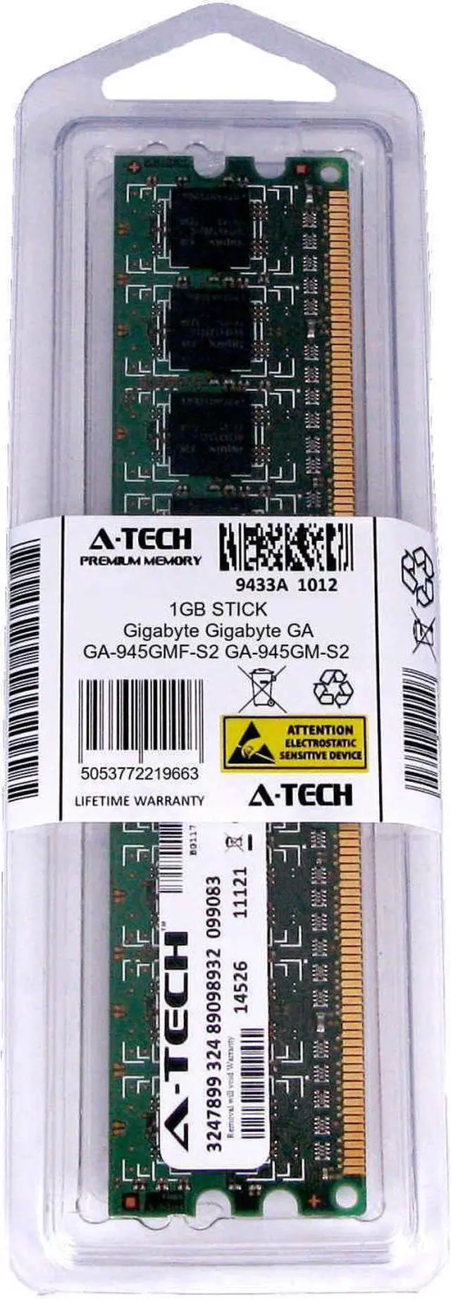 Main image of 1GB DIMM Gigabyte GA-945GMF-S2 GA-945GM-S2 GA-945G-S3 GA-945GZM-S2 Ram Memory