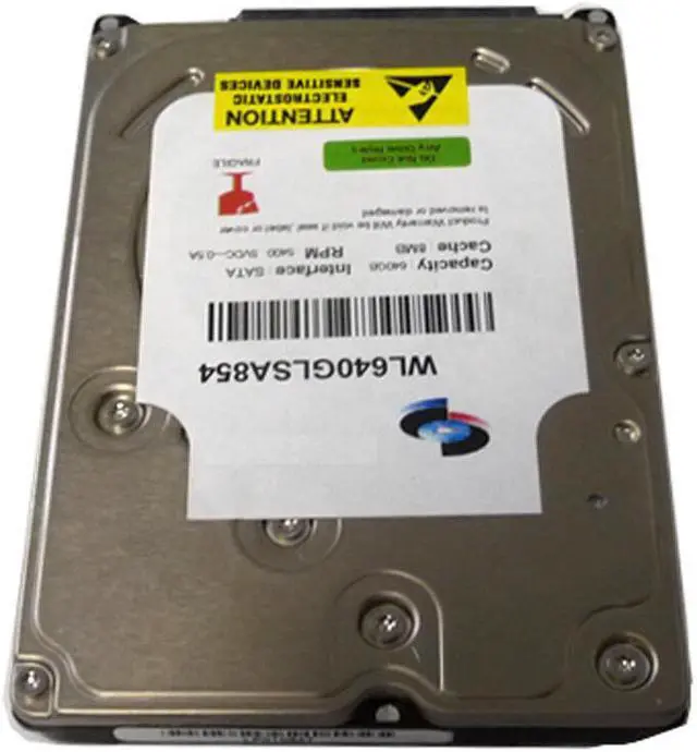 Alt view image 2 of 5 - WL 640GB 5400RPM 2.5" SATA2 Notebook Hard Drive (For DELL,HP,Compaq / PS3 OK)