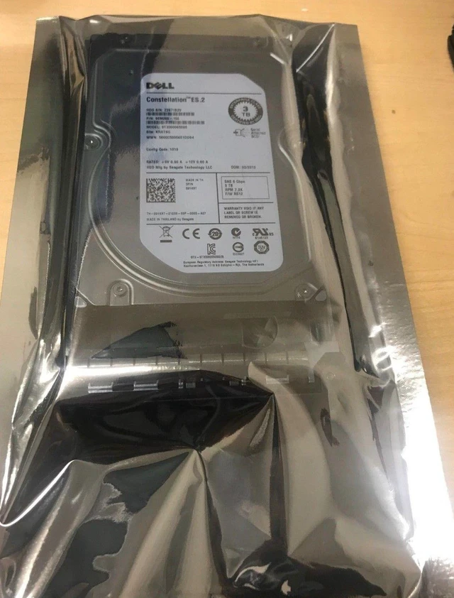 Main image of 91K8T 091K8T ST33000650SS DELL 3TB 7.2K 6G LFF 3.5'' SAS HDD HARD DRIVE W/TRAY
