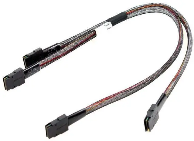 Main image of (NOT FOR HOME PC!) Lot 5 Dell PowerEdge R820 Dual Mini SAS SFF-8087 16" 40cm Controller Cable DKPPM