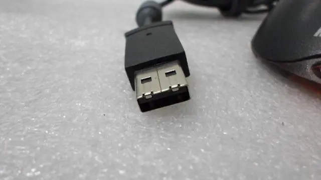 Alt view image 2 of 4 - Microsoft X802382-003 X802382-018 X802382-002 Wheel Mouse Optical 1.1A USB