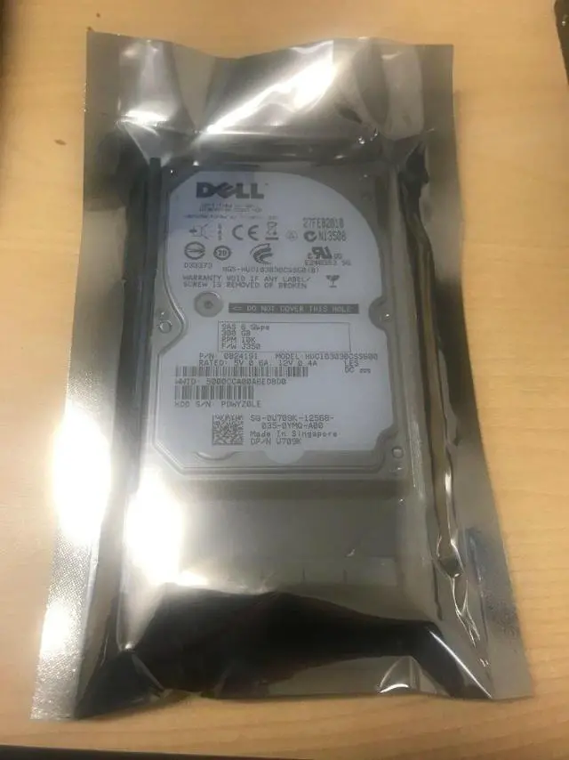 Main image of DELL P252M 300GB SAS 2.5" 10K SERVER HARD DISK DRIVE U709K HUC103030CSS600