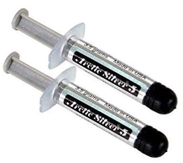 Main image of Arctic Silver 5 Thermal Compound 3.5 Gram Tube 2 Pack Syringe AS5-3.5G X2