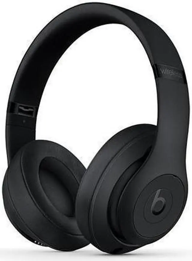 Alt view image 3 of 3 - BEATS STUDIO 3 WIRELESS MATTE BLACK MQ562LL/A HEADPHONE