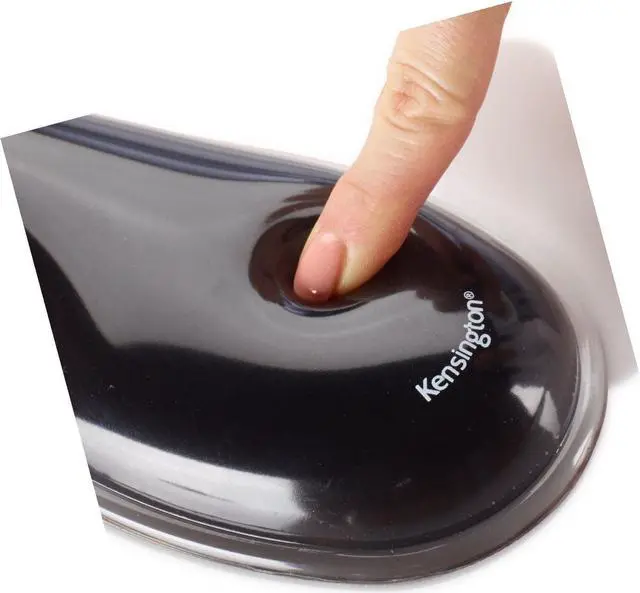 Alt view image 4 of 5 - Kensington Duo Gel Mouse Pad with Wrist Rest - Blue (K62401AM) Blue Mouse Pad