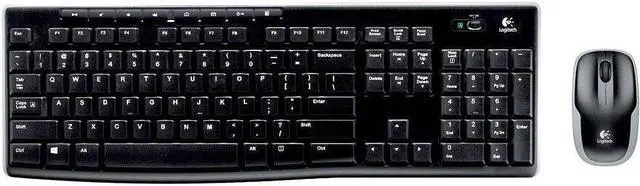Main image of Logitech - MK270 Full-size Wireless Membrane Romer-G Keyboard and Mouse