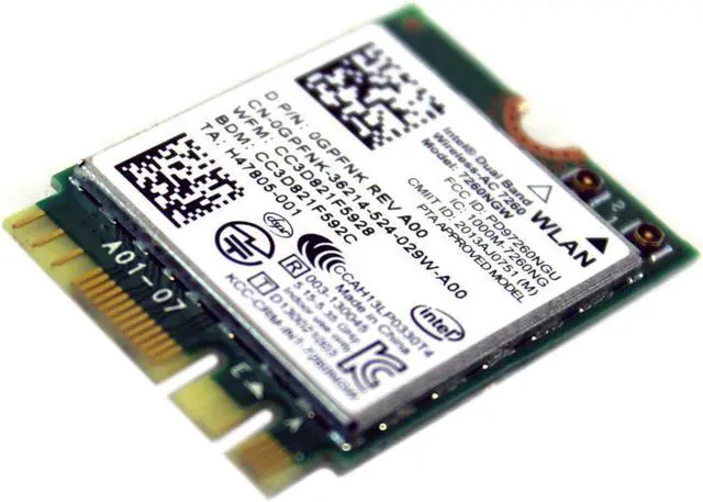 Alt view image 2 of 2 - Genuine Dell Optiplex 9030 AI Intel Wifi Wireless Bluetooth Card 4.0 Card GPFNK