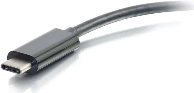 Alt view image 3 of 3 - C2G USB C Ethernet and 3 Port USB Hub - Black