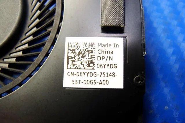 Alt view image 3 of 5 - Cpu cooling fan for Dell Latitude E5450 14 inches 6YYDG