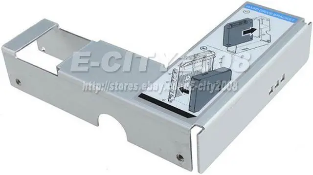 Alt view image 5 of 6 - 2.5" To 3.5" Adapter Bracket For 3.5" HP 651314-001 651314 Caddy Tray US Seller