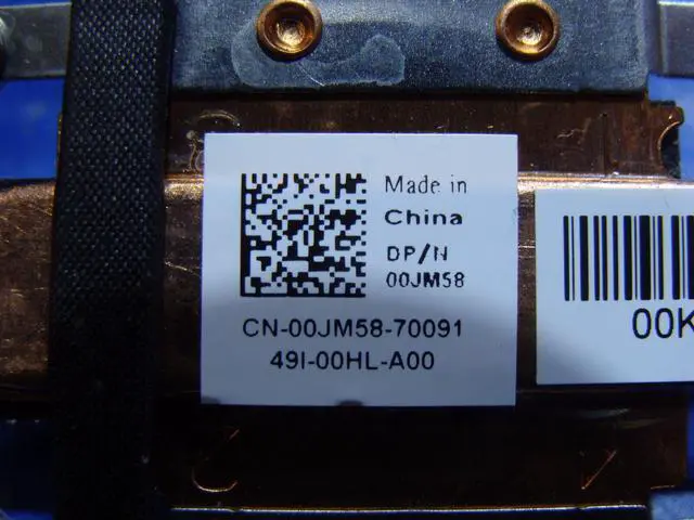 Alt view image 3 of 5 - Cpu cooling fan for Dell Inspiron 11-3147 11.6 inches with Heatsink 0JM58