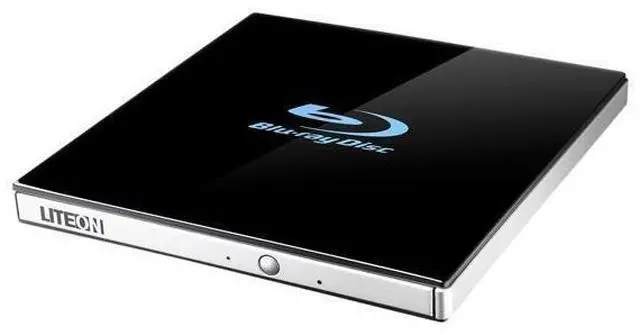 Alt view image 2 of 6 - LITE-ON External Ultra-Slim Portable BD Writer, USB 3.0, UHD - Model EB1