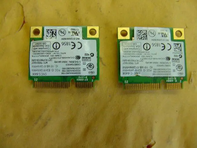 Alt view image 2 of 2 - Dell Latitude E6400 E6500 E5400 F8 Wifi 5100 Card P/N H006K, 0H006K LOT OF 2