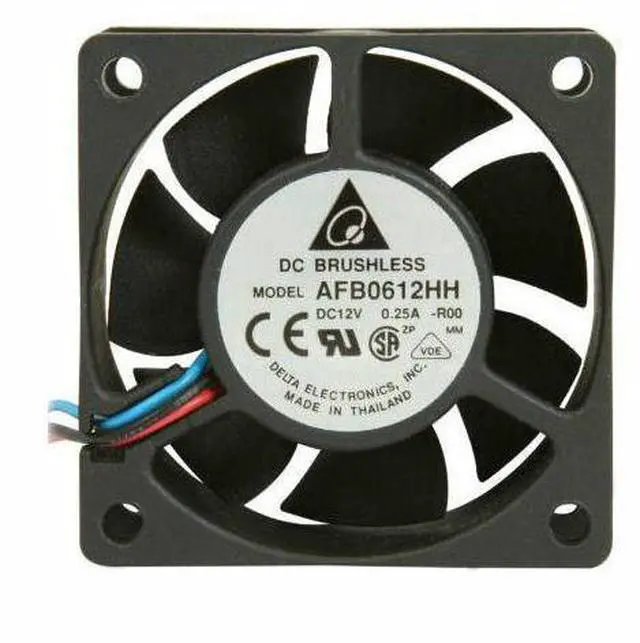 Main image of Delta AFB0612HH-R00 60X25MM ULTRA HI SPEED Fan, 3 Pin