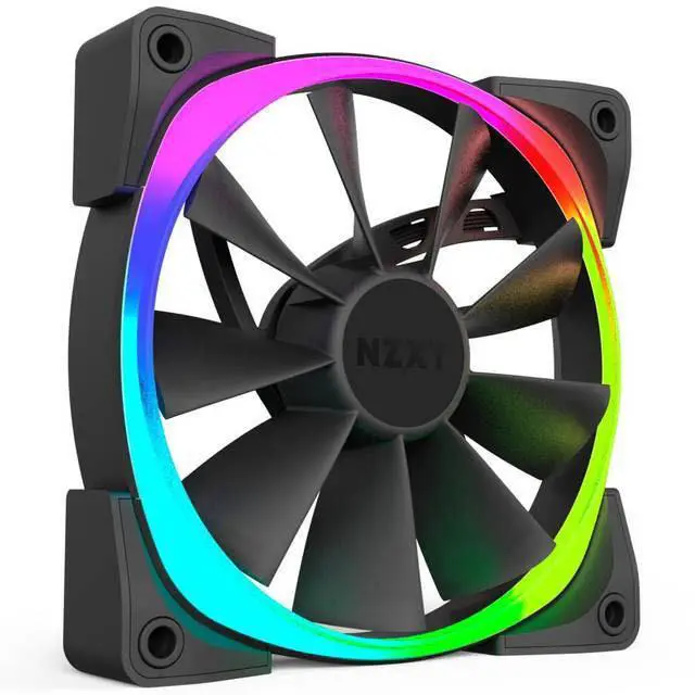 Alt view image 3 of 3 - NZXT RF-AR140-B1 Aer RGB140 140mm Digitally Controlled RGB LED Fan (Single Pack)