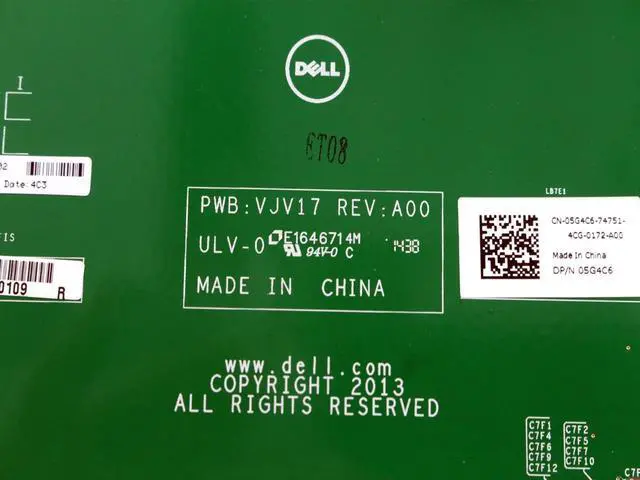 Alt view image 6 of 7 - Dell PowerEdge R920 Server 2 Slot PCI-E x8 G3 Riser Card 5G4C6 CY88X