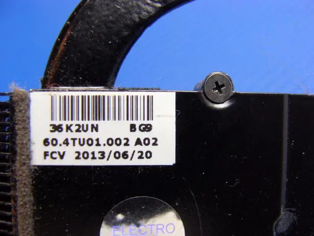 Alt view image 3 of 5 - Cpu cooling fan for Acer Aspire V5-571P 15.6 inches with Heatsink 60.4TU01.002