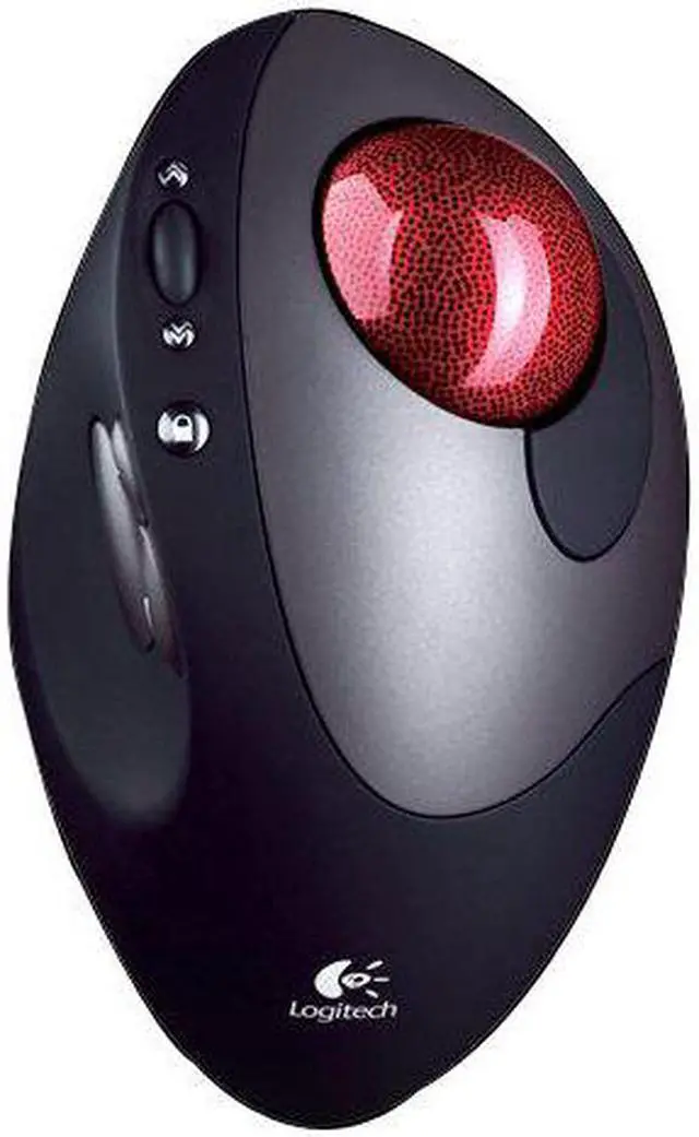 Alt view image 8 of 8 - Logitech Cordless TrackMan Optical Trackball