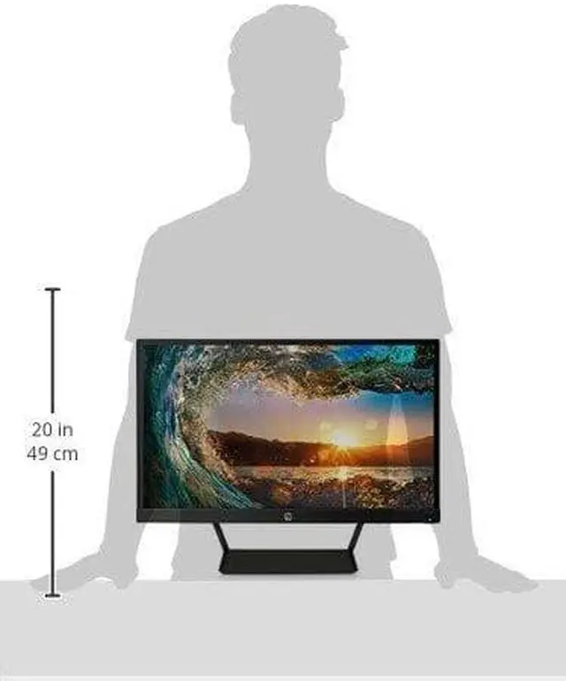 Alt view image 13 of 20 - HP Pavilion 22cwa 21.5" Full HD 1920 x 1080 D-Sub HDMI LED Backlight IPS Monitor