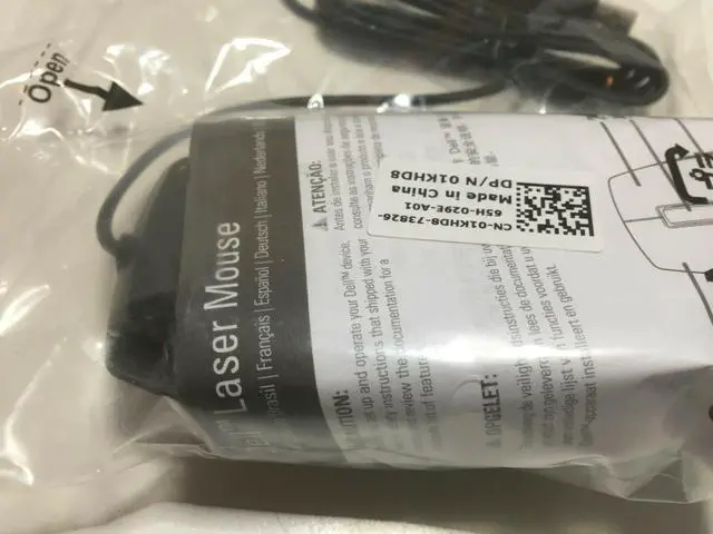 Alt view image 4 of 4 - New Dell USB Laser Mouse M534D 3X72X Y357C K251D 4K93W M-UAV-DEL8 1KHD8