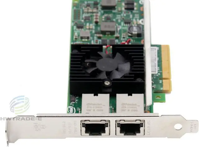 Alt view image 3 of 5 - Intel/Dell X540-T2 Genuine CONVERGED DUAL PORT NETWORK ADAPTER K7H46/3DFV8 10GbE