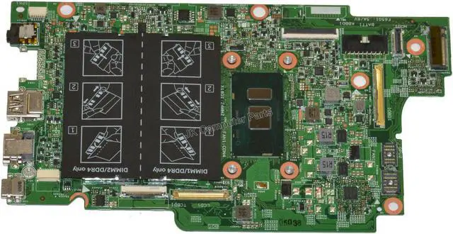 Alt view image 7 of 11 - Dell OEM Inspiron 7778 Motherboard System Board  Intel Core i7 2.5GHz CPU 809FW
