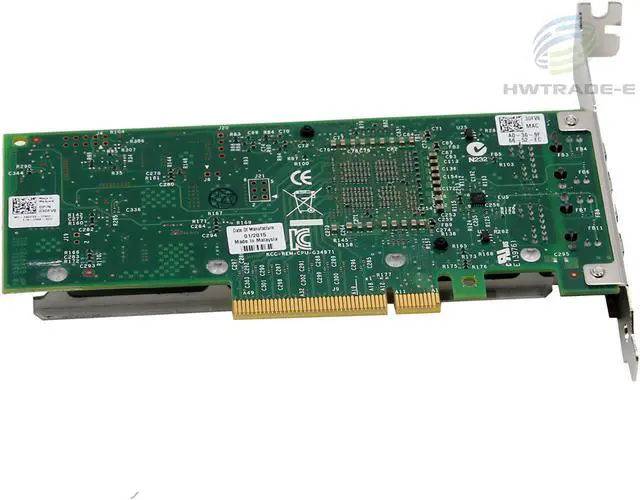 Alt view image 4 of 5 - Intel/Dell X540-T2 Genuine CONVERGED DUAL PORT NETWORK ADAPTER K7H46/3DFV8 10GbE