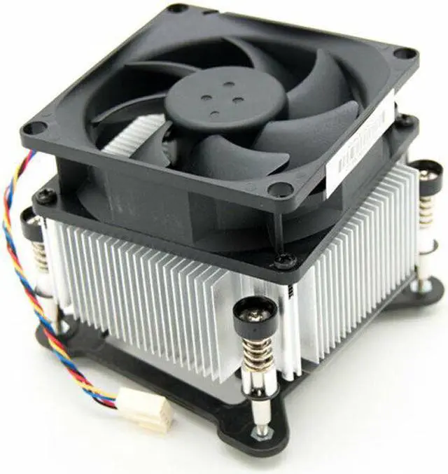 Alt view image 2 of 5 - NEW HP Heatsink & Fan with 4 Pin Connector Intel Processors Class F 612824-ZH1