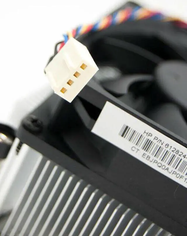 Alt view image 3 of 5 - NEW HP Heatsink & Fan with 4 Pin Connector Intel Processors Class F 612824-ZH1